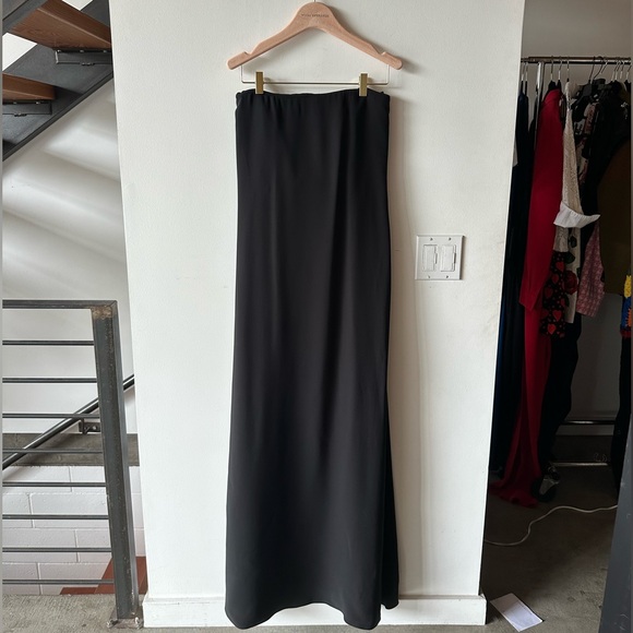 The Row Pau Strapless Dress - Black size 2 - Picture 6 of 7